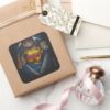 Superman___Chest_Reveal_Sketch_Colorized_Square_Sticker_5 Superman Chest Reveal Sketch Colorized Square Sticker