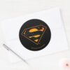 Superman___Halloween_Inspired_Logo_Classic_Round_Sticker_3 Superman Halloween Inspired Logo Classic Round Sticker