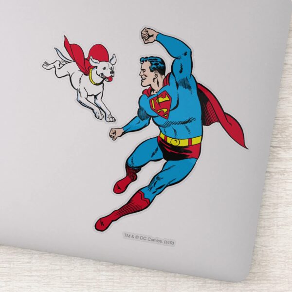 Superman_and_Krypto_Flying_Sticker_1 Superman And Krypto Flying Sticker
