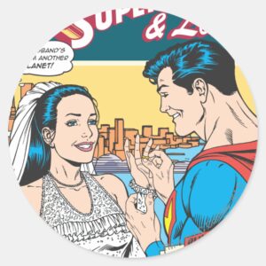 Superman_and_Lois_Comic_Classic_Round_Sticker_1 Superman And Lois Comic Classic Round Sticker