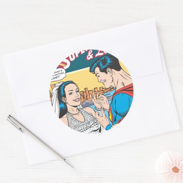 Superman_and_Lois_Comic_Classic_Round_Sticker_3 Superman And Lois Comic Classic Round Sticker
