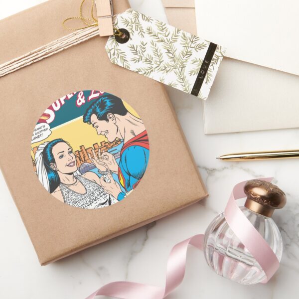 Superman_and_Lois_Comic_Classic_Round_Sticker_5 Superman And Lois Comic Classic Round Sticker