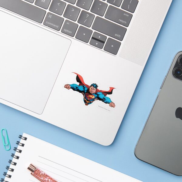 Superman_cape_flies_sticker_4 Superman Cape Flies Sticker