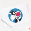 Sylvester_Jr.___Classic_Pose_Classic_Round_Sticker_3 Sylvester Jr. Classic Pose Classic Round Sticker