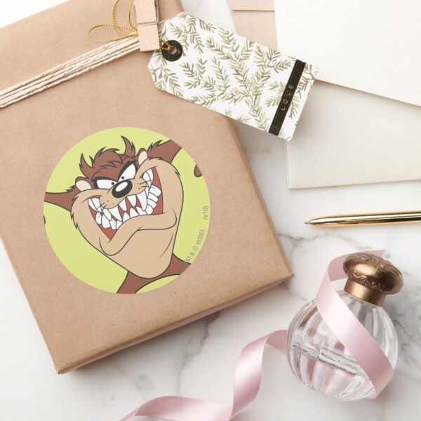 TAZ™_Arms_Wide_Classic_Round_Sticker_5 TAZ™ Arms Wide Classic Round Sticker