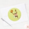 TAZ™_Basketball_Layup_Classic_Round_Sticker_3 TAZ™ Basketball Layup Classic Round Sticker