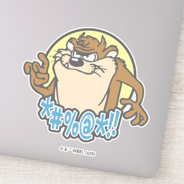 TAZ™_Expletive_Circle_Graphic_Sticker_1 TAZ™ Expletive Circle Graphic Sticker