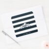 TAZ™ Hiding In Stripes Square Sticker
