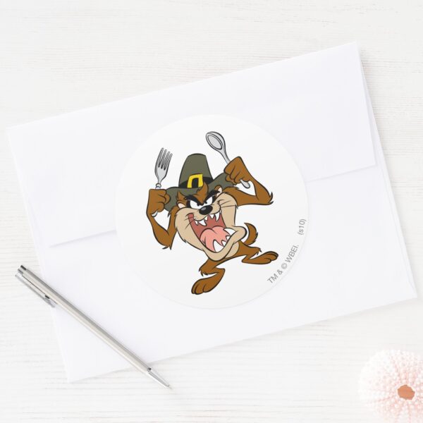 TAZ™_Hungry_Classic_Round_Sticker_3 TAZ™ Hungry Classic Round Sticker