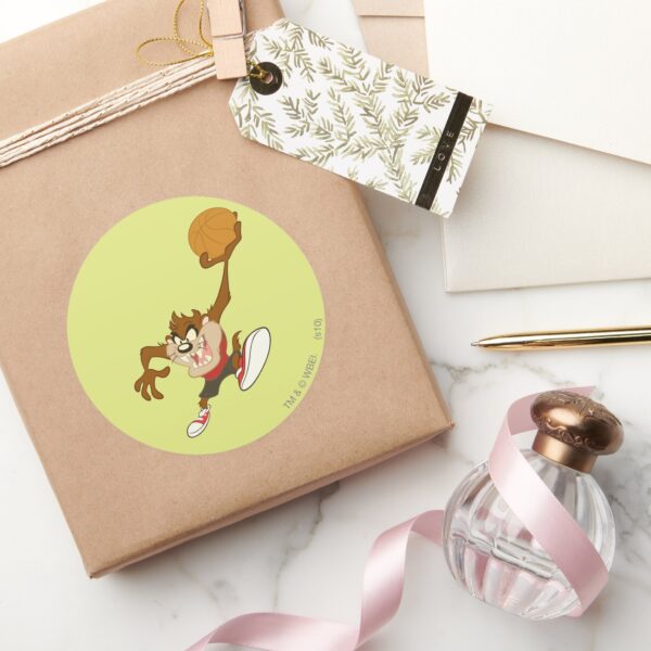 TAZ™_In_Your_Face_Classic_Round_Sticker_5 TAZ™ In Your Face Classic Round Sticker