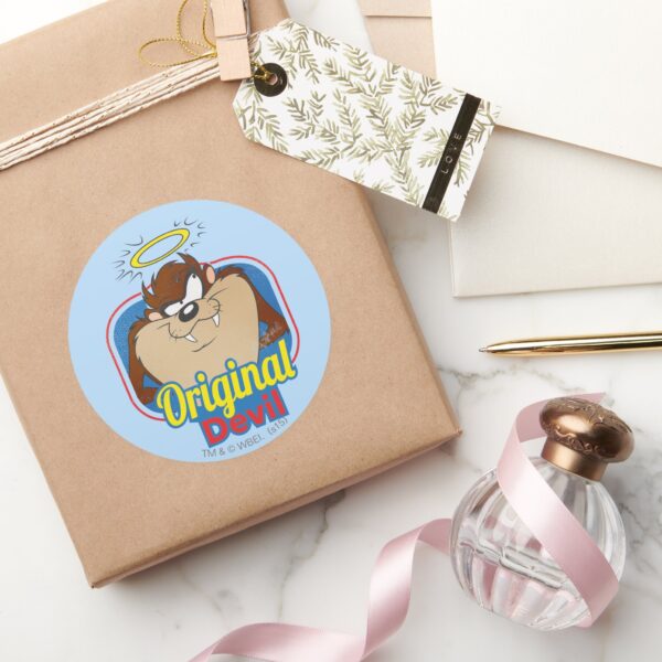 TAZ™_Original_Devil_Classic_Round_Sticker_5 TAZ™ Original Devil Classic Round Sticker