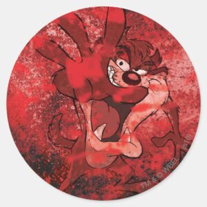 TAZ™ Sinister Classic Round Sticker