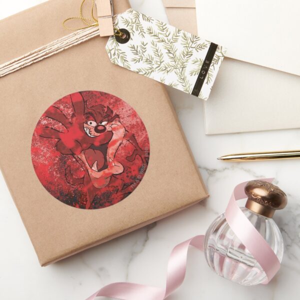 TAZ™_Sinister_Classic_Round_Sticker_5 TAZ™ Sinister Classic Round Sticker