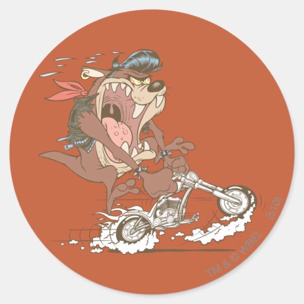 TAZ™_Slick_Hog_Classic_Round_Sticker_1 TAZ™ Slick Hog Classic Round Sticker
