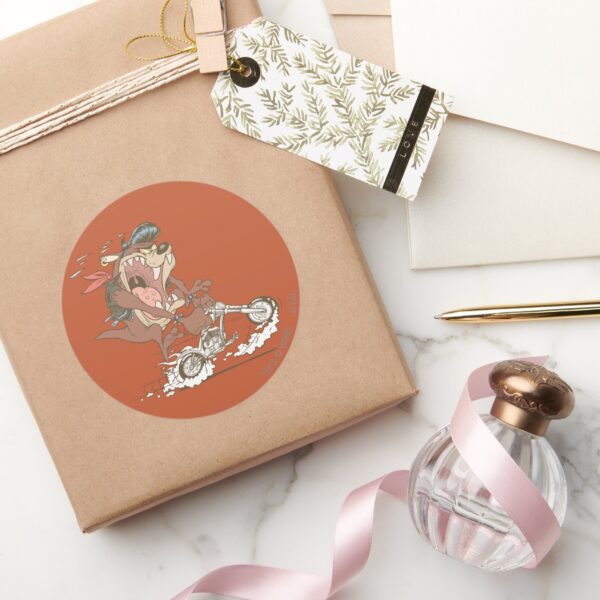 TAZ™_Slick_Hog_Classic_Round_Sticker_5 TAZ™ Slick Hog Classic Round Sticker