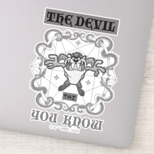 TAZ™ The Devil You Know Sticker