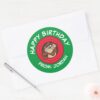 TAZ™_Through_LOONEY_TUNES™_Circle___Happy_Birthday_Classic_Round_Sticker_3 TAZ™ Through LOONEY TUNES™ Circle Happy Birthday Classic Round Sticker