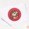 TAZ™_Through_LOONEY_TUNES™_Circles_Classic_Round_Sticker_3 TAZ™ Through LOONEY TUNES™ Circles Classic Round Sticker