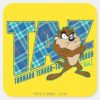 TAZ™_Tornado_Terror_Plaid_Square_Sticker_1 TAZ™ Tornado Terror Plaid Square Sticker