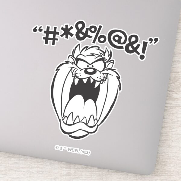 TAZ™_Yelling_Expletives_Sticker_1 TAZ™ Yelling Expletives Sticker