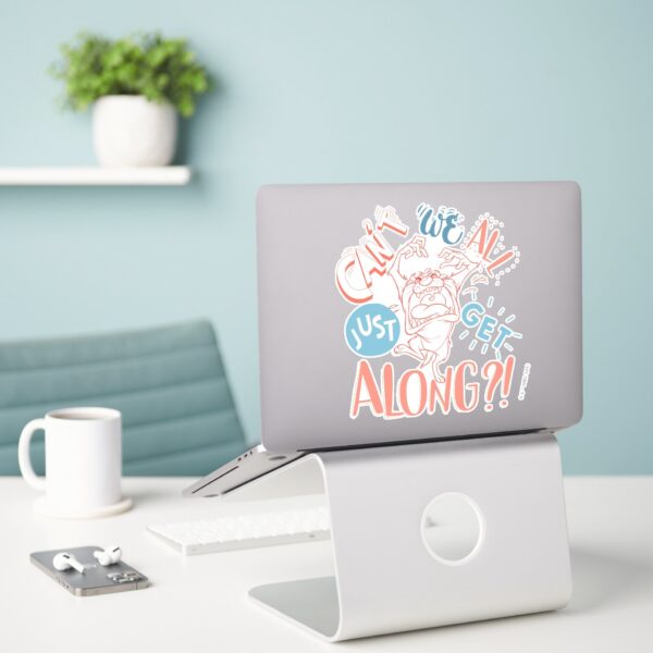 TAZ™___Can't_we_all_just_get_along_!_Sticker_3 TAZ™ Cant We All Just Get Along Sticker