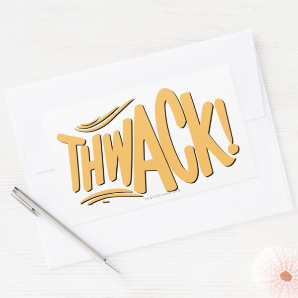 THWACK!_RECTANGULAR_STICKER_3 THWACK RECTANGULAR STICKER