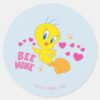 TWEETY™_-_Bee_Mine_Classic_Round_Sticker_1 TWEETY™ Bee Mine Classic Round Sticker