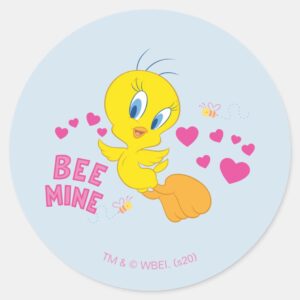 TWEETY™ Bee Mine Classic Round Sticker