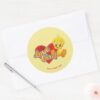 TWEETY™_-_Love_Bird_Classic_Round_Sticker_3 TWEETY™ Love Bird Classic Round Sticker