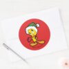 TWEETY™ Christmas Thoughts Classic Round Sticker