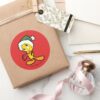 TWEETY™ Christmas Thoughts Classic Round Sticker
