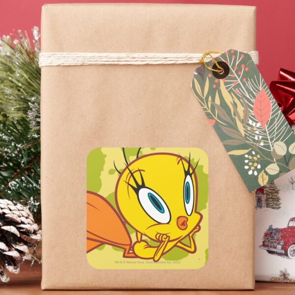 TWEETY™_Daydreaming_Square_Sticker_5 TWEETY™ Daydreaming Square Sticker