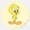 TWEETY™_Haha_Classic_Round_Sticker_1 TWEETY™ Haha Classic Round Sticker