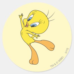TWEETY™ See Me Fly Classic Round Sticker