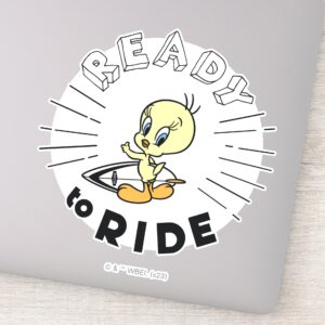 TWEETY™ Surfboard Ready To Ride Sticker
