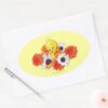 TWEETY™_With_Daisies_Oval_Sticker_3 TWEETY™ With Daisies Oval Sticker