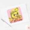 TWEETY™_With_Hearts_Square_Sticker_3 TWEETY™ With Hearts Square Sticker