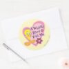 TWEETY™__A_Widdle_Bird_Told_Me__Classic_Round_Sticker_3 TWEETY™ A Widdle Bird Told Me Classic Round Sticker