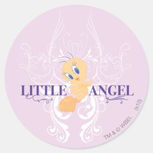 TWEETY™ Little Angel Classic Round Sticker