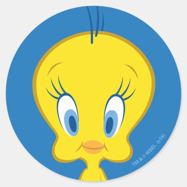 TWEETY™___Innocent_Little_Bird_Classic_Round_Sticker_1 TWEETY™ Innocent Little Bird Classic Round Sticker