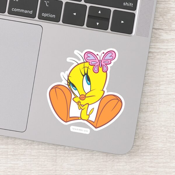TWEETY™_and_Butterfly_Sticker_1 TWEETY™ And Butterfly Sticker