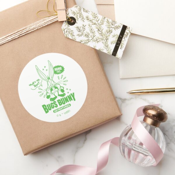 Tasty_Retro_BUGS_BUNNY™_Classic_Round_Sticker_5 Tasty Retro BUGS BUNNY™ Classic Round Sticker