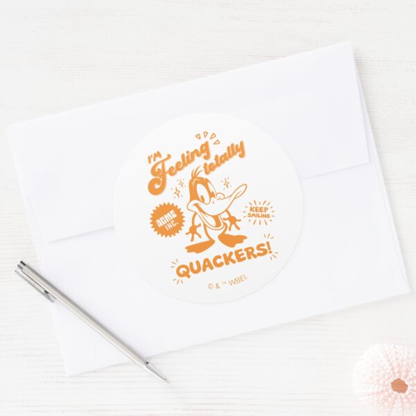 Tasty_Retro_DAFFY_DUCK™_Classic_Round_Sticker_3 Tasty Retro DAFFY DUCK™ Classic Round Sticker