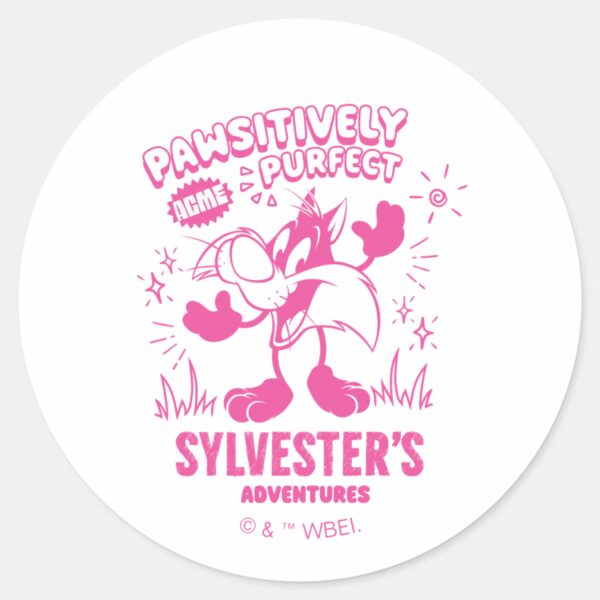 Tasty Retro SYLVESTER™ Classic Round Sticker