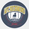 Ted Lasso AFC Richmond Athletic Circle Badge Classic Round Sticker