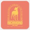 Ted Lasso AFC Richmond Gold Arched Logo Square Sticker