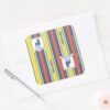 Ted_Lasso_AFC_Richmond_Logo_Stripe_Pattern_Square_Sticker_3 Ted Lasso AFC Richmond Logo Stripe Pattern Square Sticker