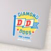 Ted Lasso Diamond Dogs Pennant Graphic Sticker