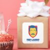 Ted Lasso Face Icon Square Sticker