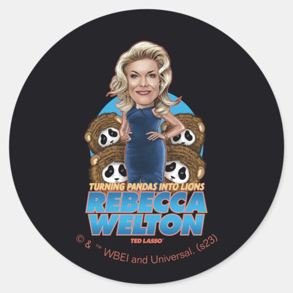 Ted_Lasso_Rebecca_Welton_Bobblehead_Classic_Round_Sticker_5 Ted Lasso Rebecca Welton Bobblehead Classic Round Sticker